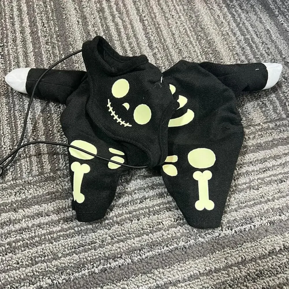 Vibrant Life Halloween Dog Costume Cat Costume: Skeleton Glow-In-The-Dark Sz XS